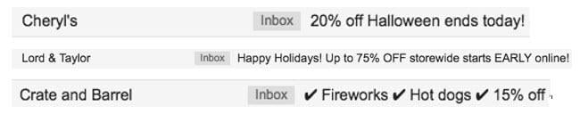 email marketing for the holidays