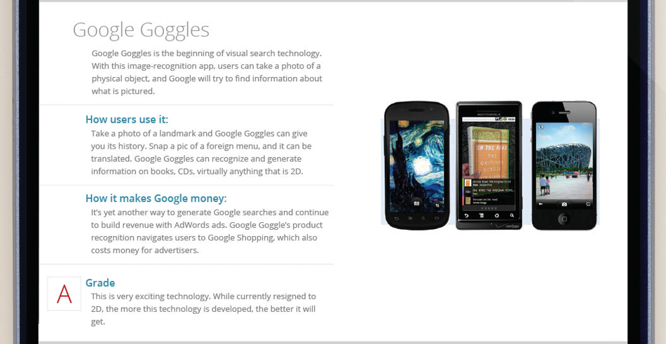 Google Goggles: Mobile App