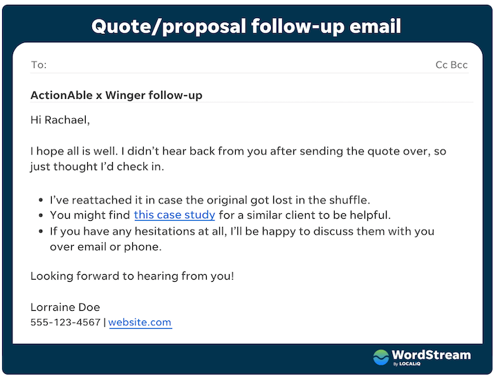 How to Write a Follow Up Email ( 12 Examples Templates)