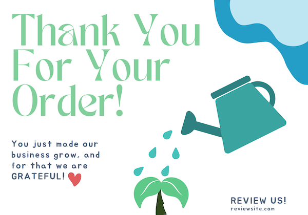 Thank You For Your Order Templates (Copy&Paste)