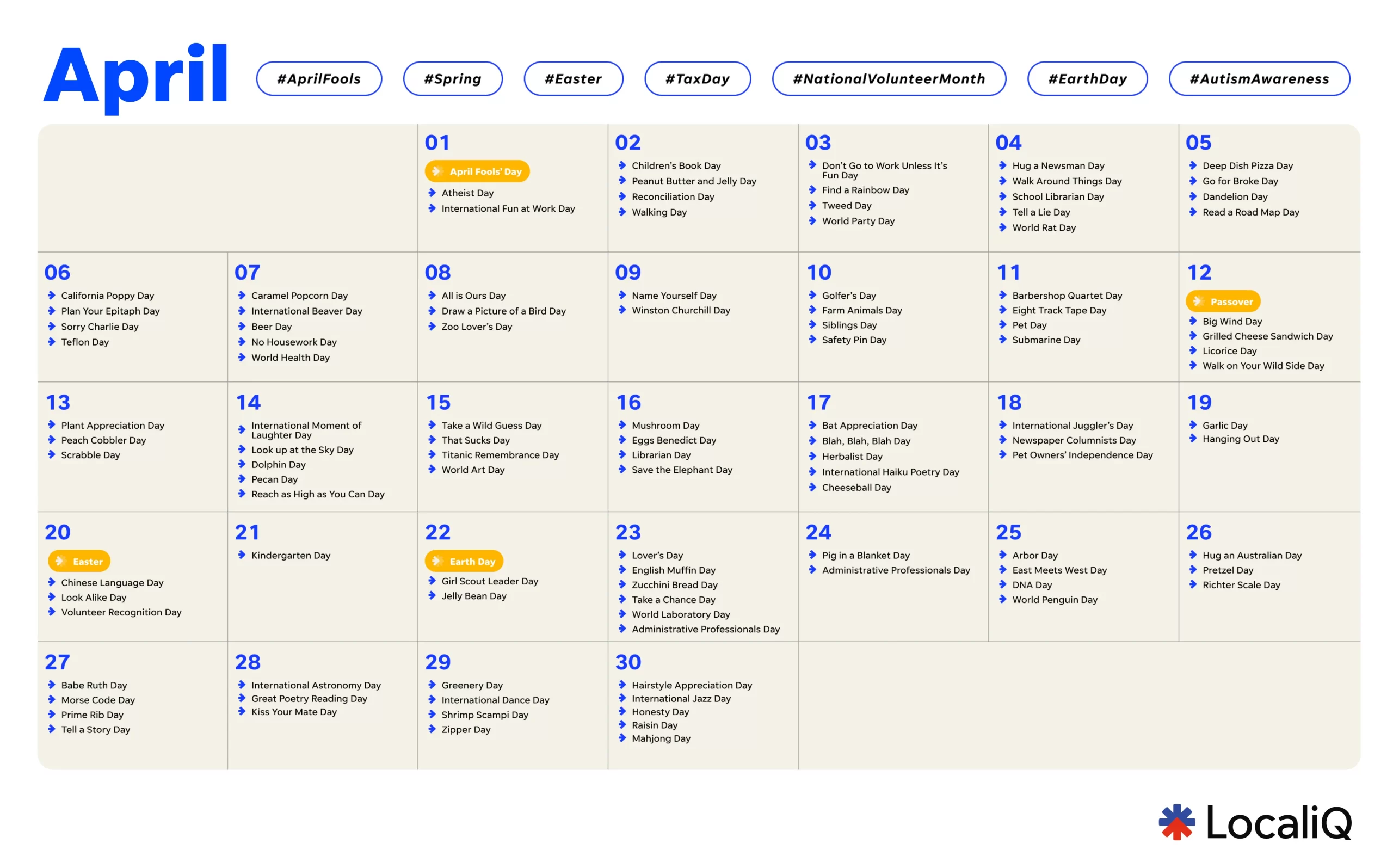 april 2025 marketing calendar