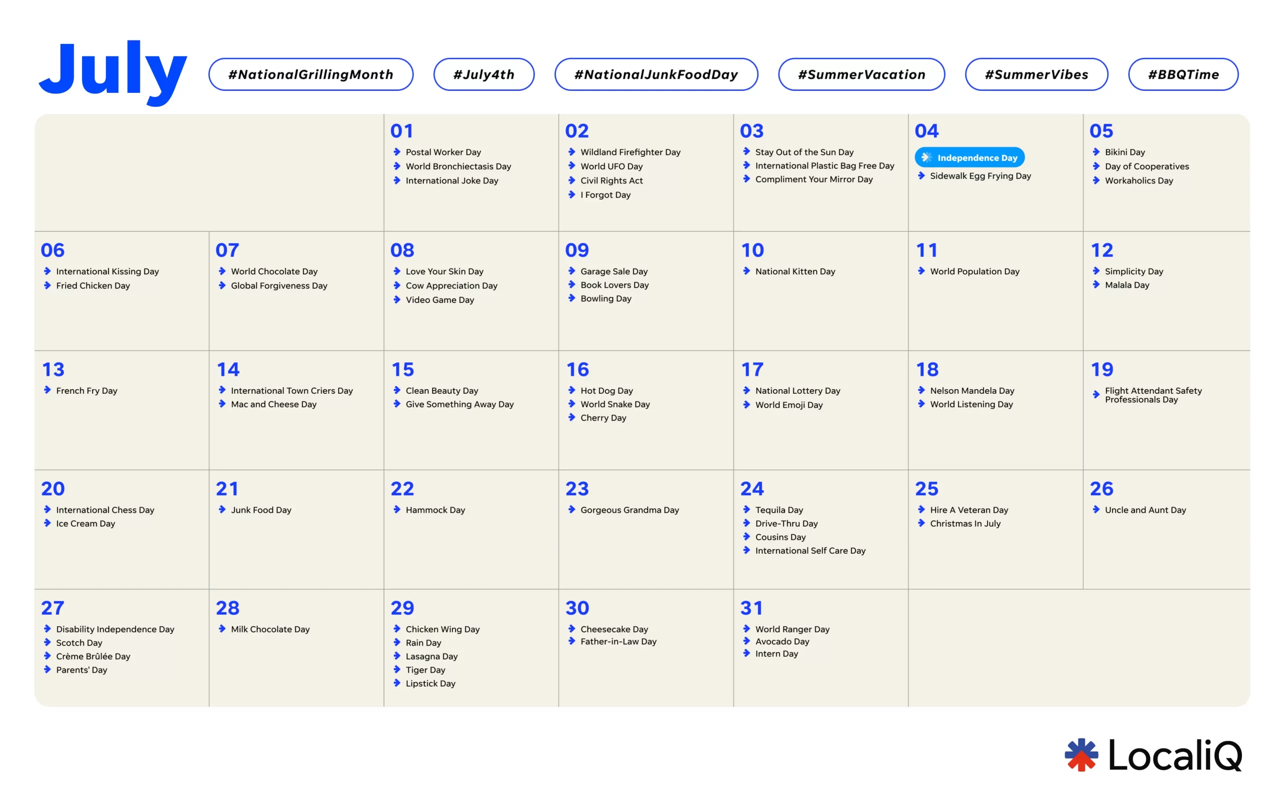 july 2025 marketing calendar