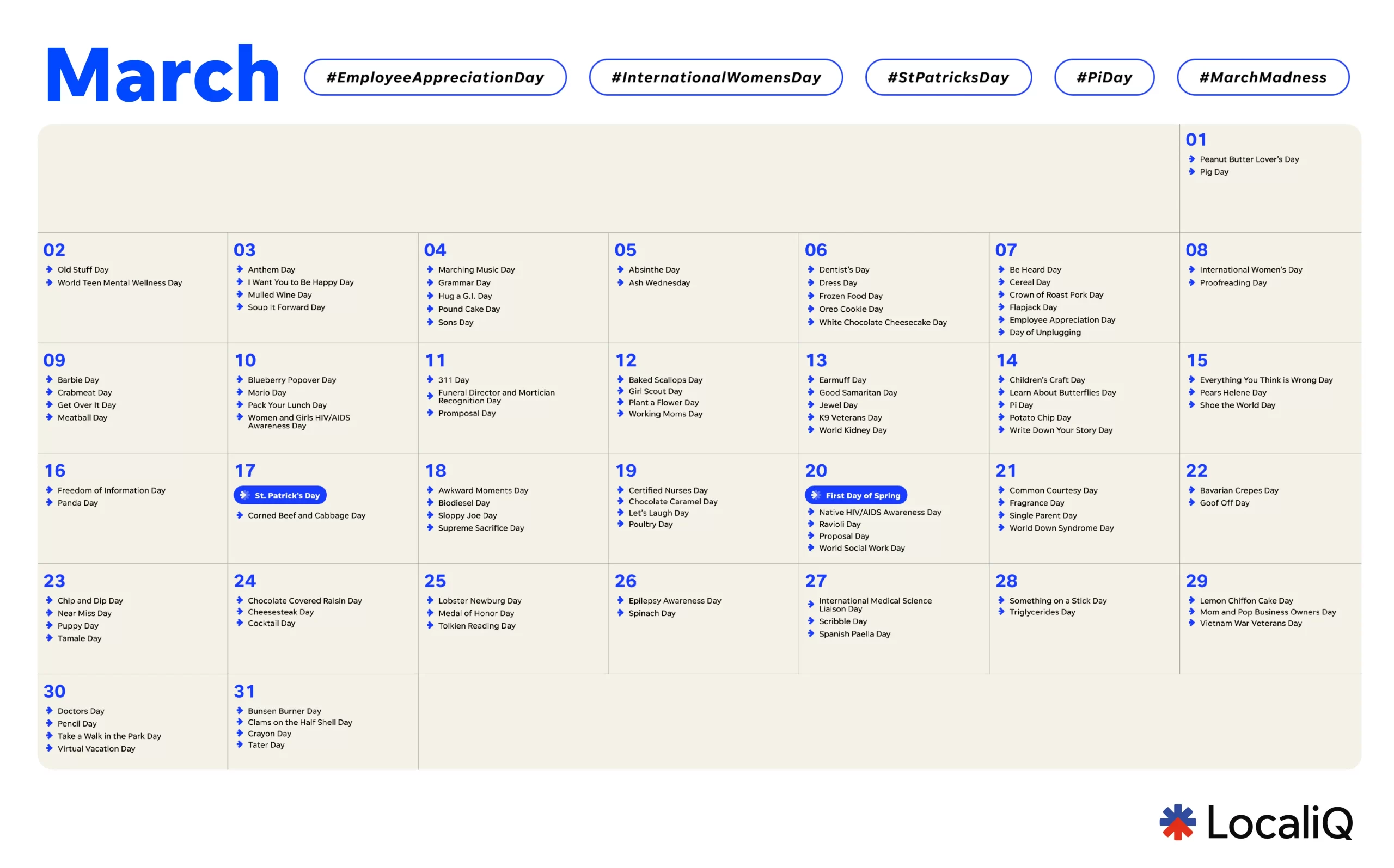 march 2025 marketing calendar