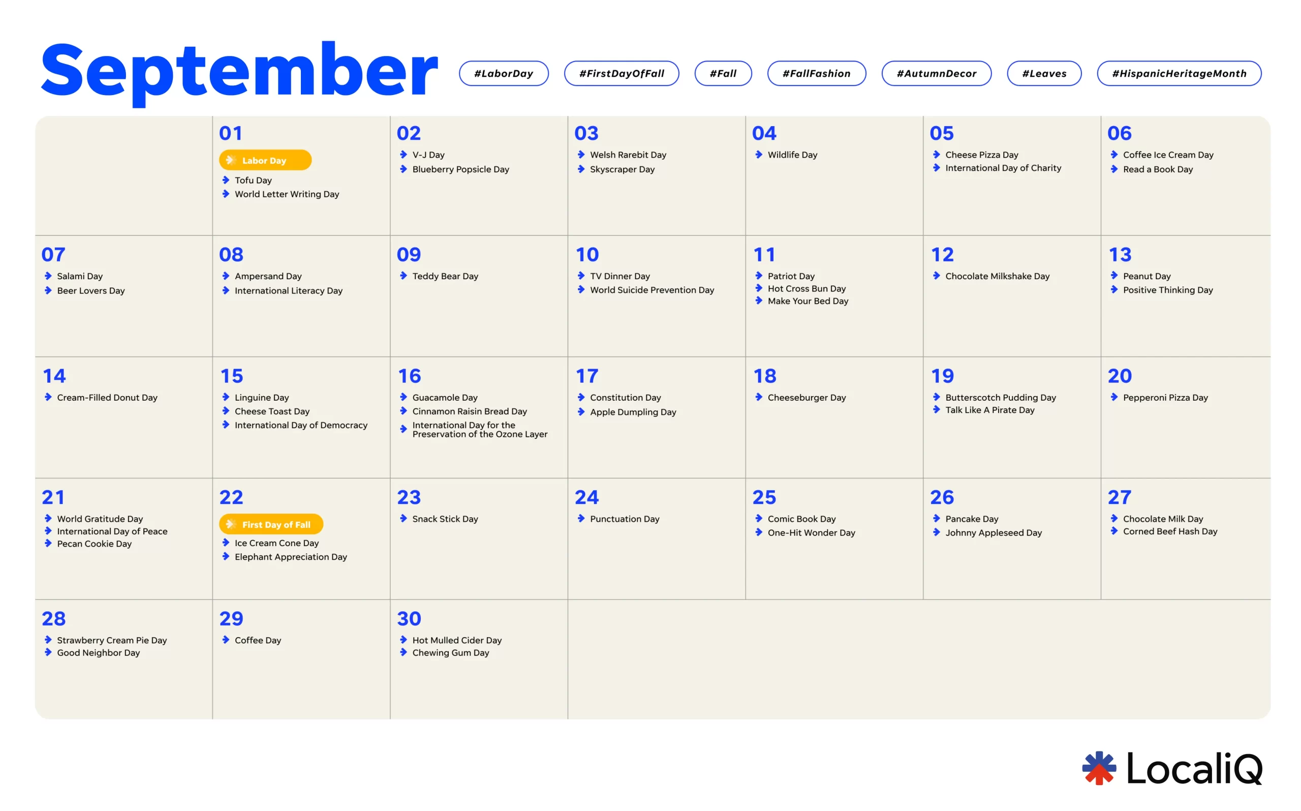 september 2025 marketing calendar