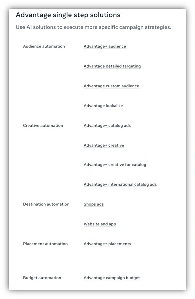 7. Sử dụng Meta Advantage+