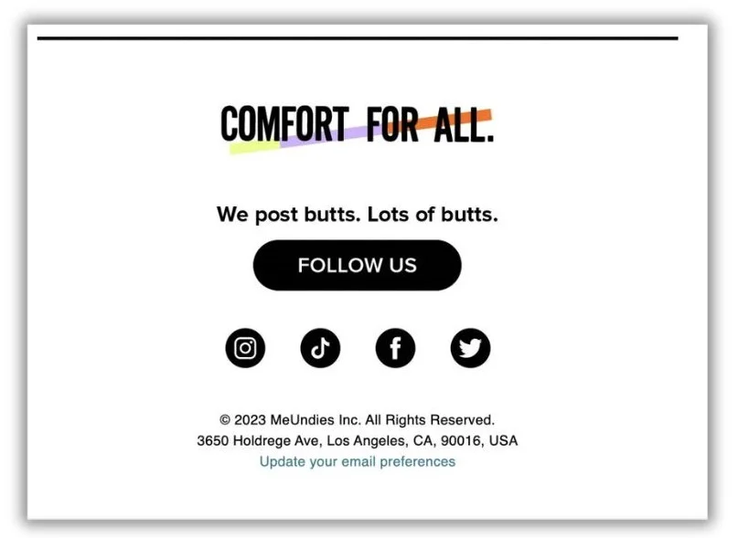 call to action ideas - MeUndies CTA