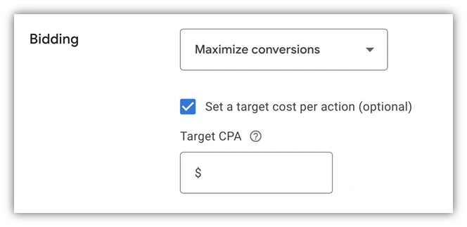 enhanced cpc - maximize conversions