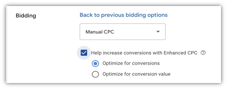 enhanced cpc - bid selection