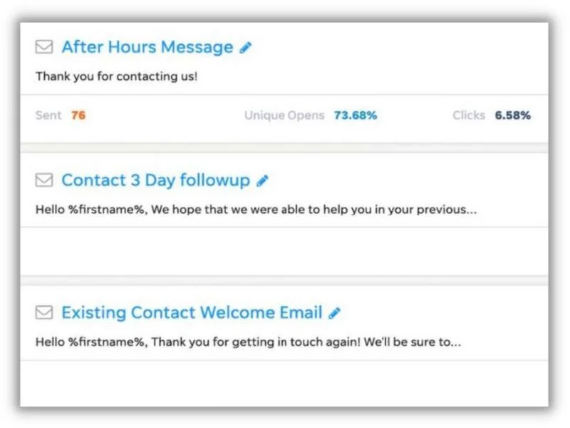 automated email nurturing email triggers