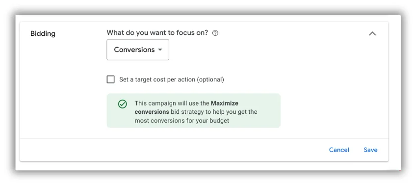 google ads maximize conversions smart bidding strategy