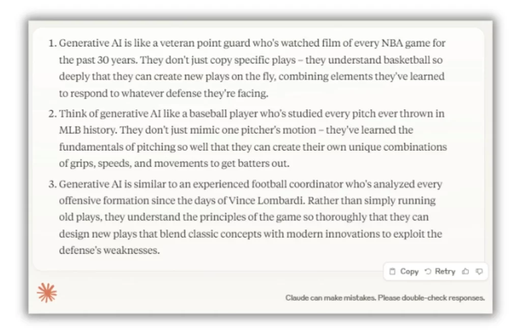 AI in marketing - sports analogies.