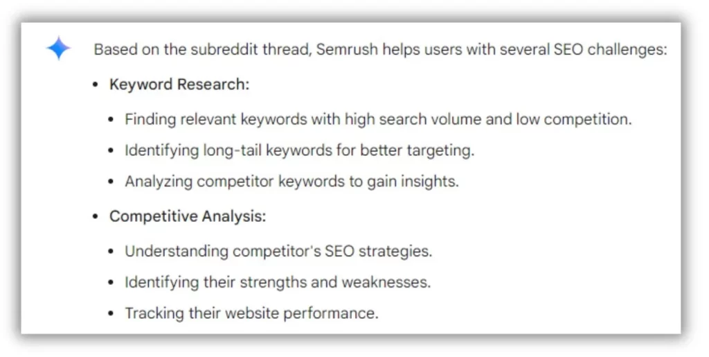 AI in marketing - Semrush common challenges.