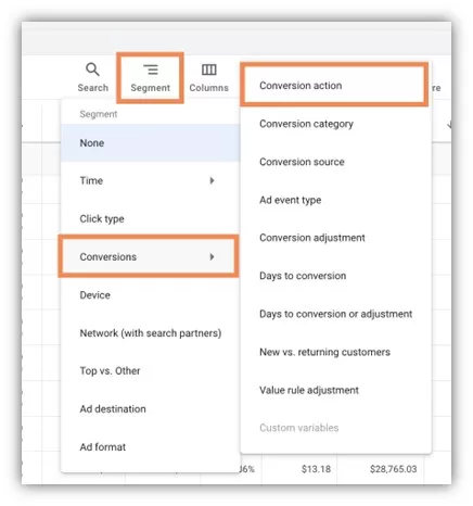 google ads campaign audit - conversion tracking