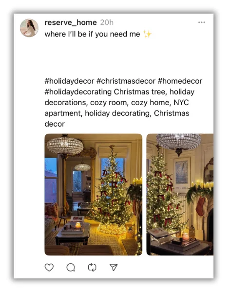 Instagram Threads - Holiday themed Thread.