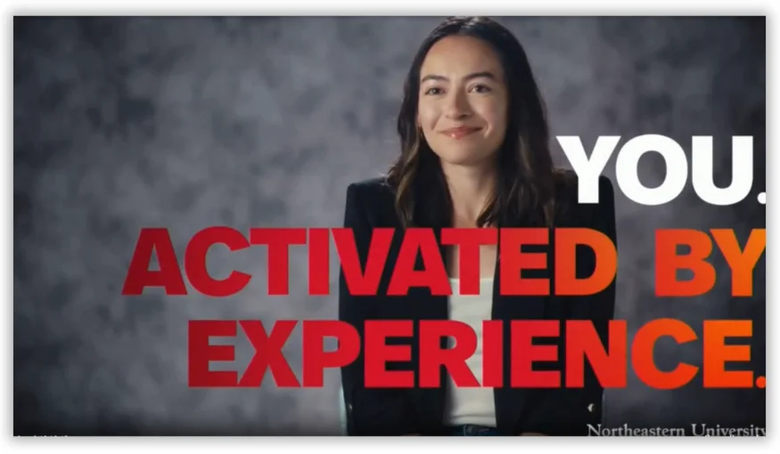 example of video ad from northwestern university