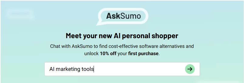 Stretch your marketing budget - screenshot from AppSumo