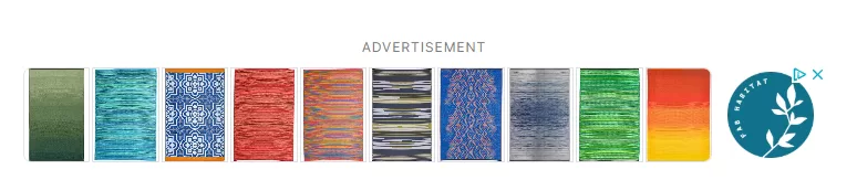 Personalized marketing - Retargeting ad from rug company.